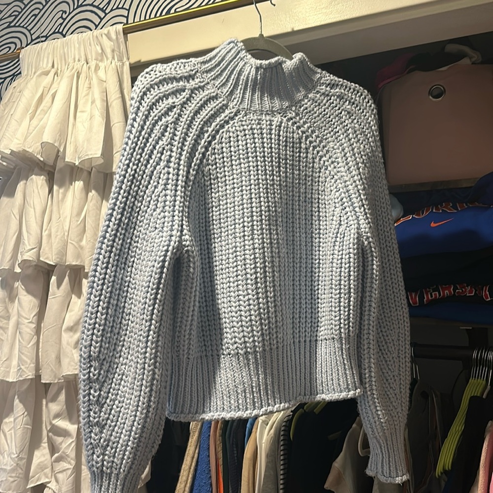 Light Blue knitted sweater